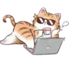 😌 Эмодзи «Cute Cat» для Telegram