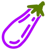 🍆 Эмодзи «Outline» для Telegram
