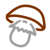 🍄‍🟫 Эмодзи «Outline» для Telegram