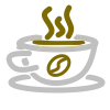 ☕️ Эмодзи «Outline» для Telegram