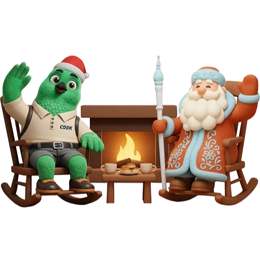 🔥 Стикер «CDEK NY 26» для Telegram