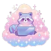 🦝 Эмодзи «🩷 Набор эмоджи с небесным миксом» для Telegram