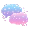 👁‍🗨 Эмодзи «🩷 Набор эмоджи с небесным миксом» для Telegram