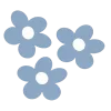 💙 Эмодзи «Голубые эмодзи, буквы» для Telegram