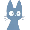 🐱 Эмодзи «Голубые эмодзи, буквы» для Telegram