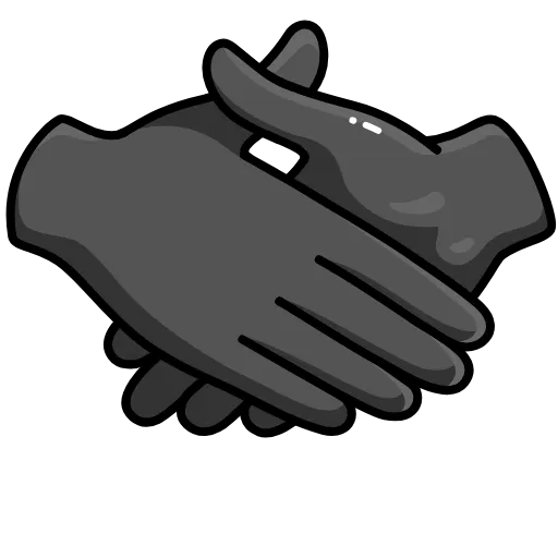 🤝 Эмодзи «Black» для Telegram