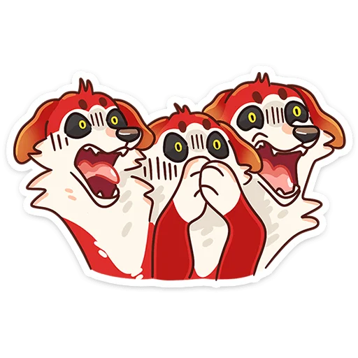 😲 Стикер «Цербер» для Telegram