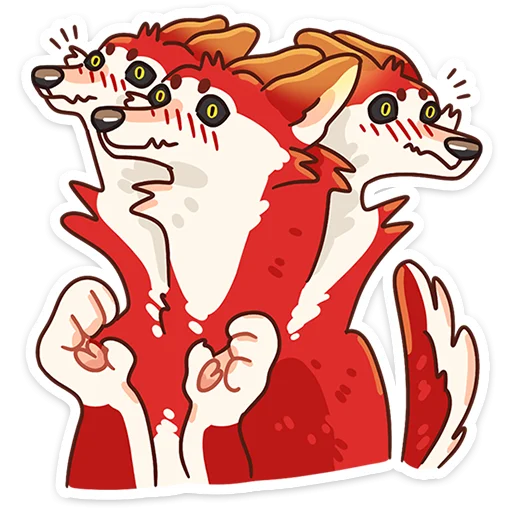 🐕 Стикер «Цербер» для Telegram