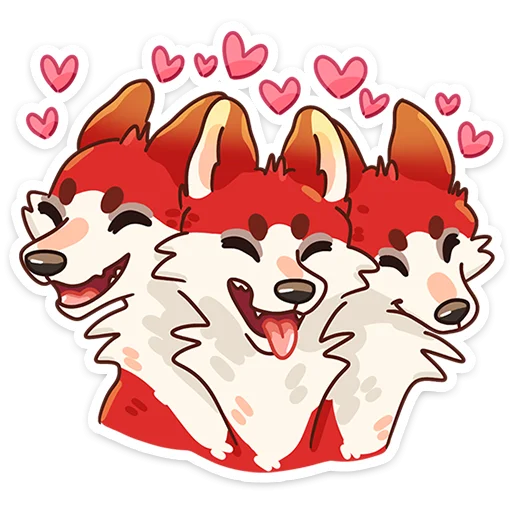 🥰 Стикер «Цербер» для Telegram