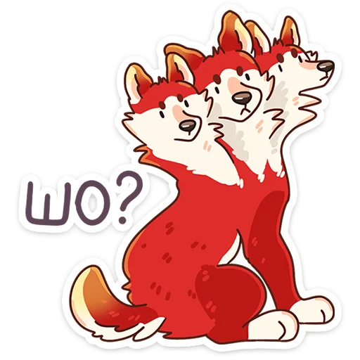 🤨 Стикер «Цербер» для Telegram