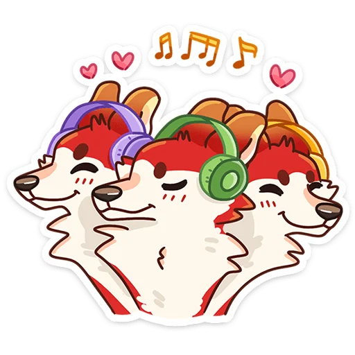 🎧 Стикер «Цербер» для Telegram
