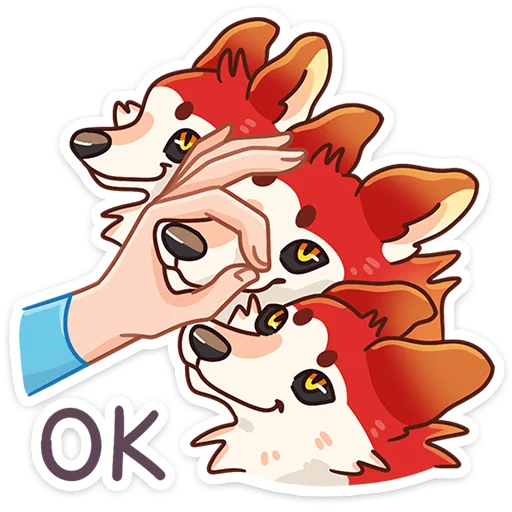 👌 Стикер «Цербер» для Telegram
