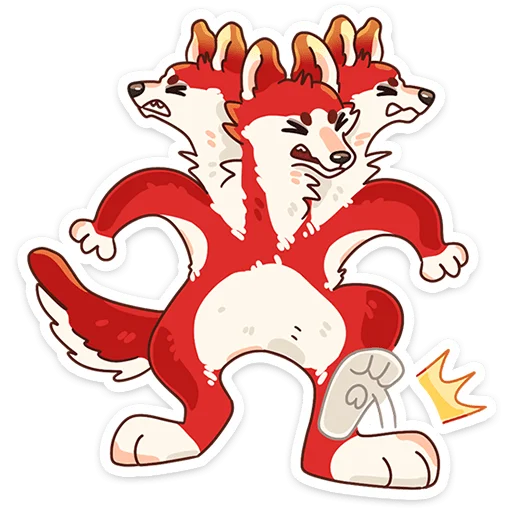 🐕 Стикер «Цербер» для Telegram