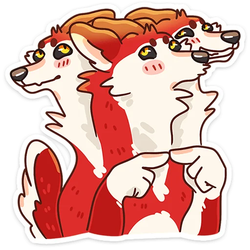 ☺ Стикер «Цербер» для Telegram