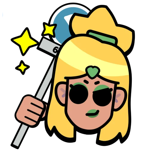 😨 Стикер «Церебела Skullgirls» для Telegram