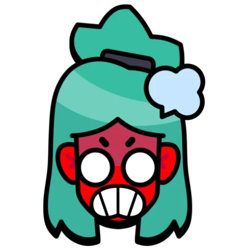 😡 Стикер «Церебела Skullgirls» для Telegram