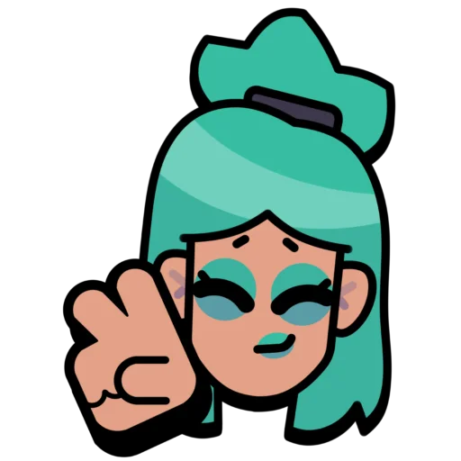 ✌️ Стикер «Церебела Skullgirls» для Telegram