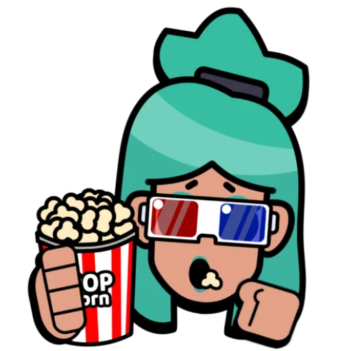 🍿 Стикер «Церебела Skullgirls» для Telegram