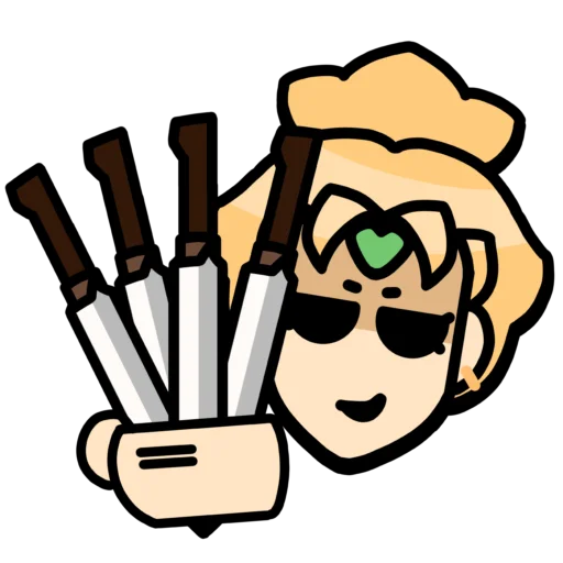 🔪 Стикер «Церебела Skullgirls» для Telegram