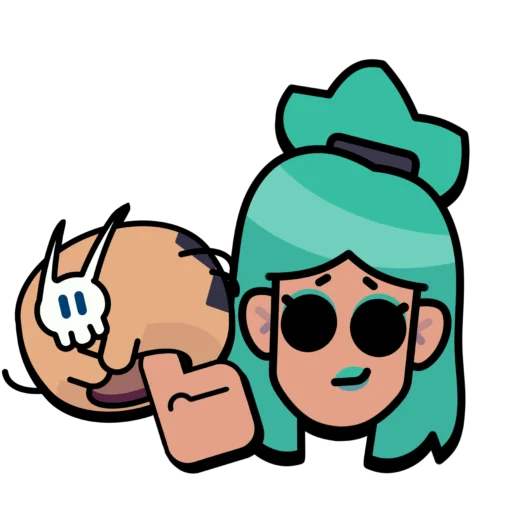 😰 Стикер «Церебела Skullgirls» для Telegram