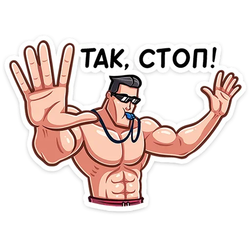 ⛔ Стикер «Чад» для Telegram