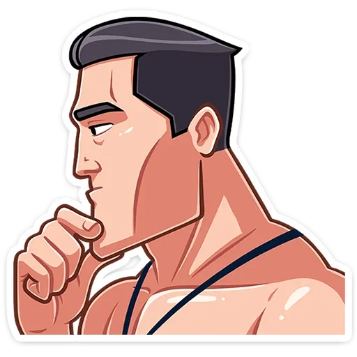 🤔 Стикер «Чад» для Telegram