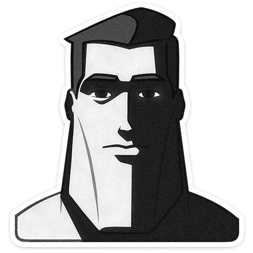 😐 Стикер «Чад» для Telegram