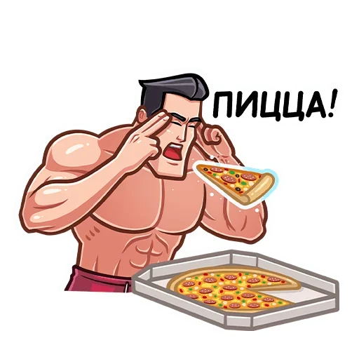 🍕 Стикер «Чад» для Telegram