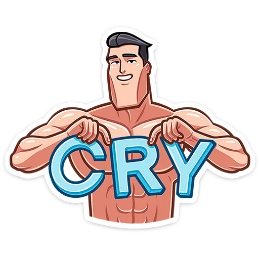 😭 Стикер «Чад» для Telegram
