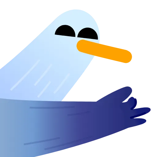 ⭐ Стикер «Чайка» для Telegram