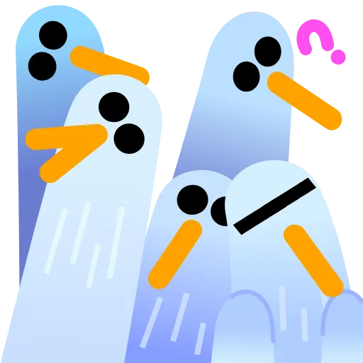 ⭐ Стикер «Чайка» для Telegram