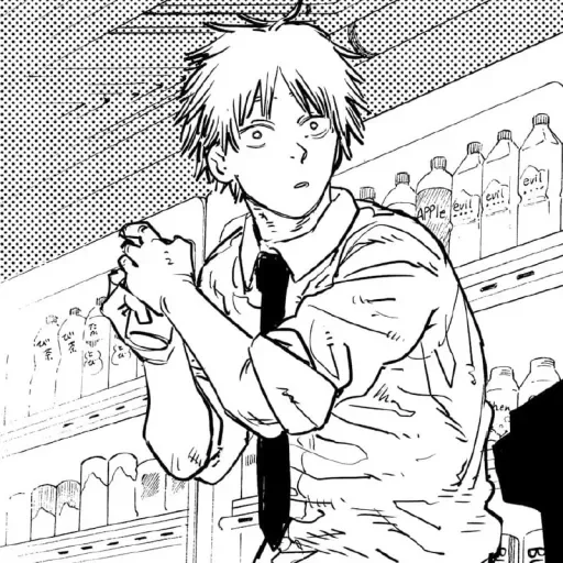 😳 Стикер «Chainsaw Man - Человек Бензопила» для Telegram