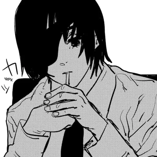 🚬 Стикер «Chainsaw Man - Человек Бензопила» для Telegram