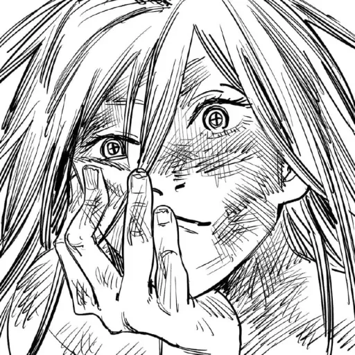 🤔 Стикер «Chainsaw Man - Человек Бензопила» для Telegram