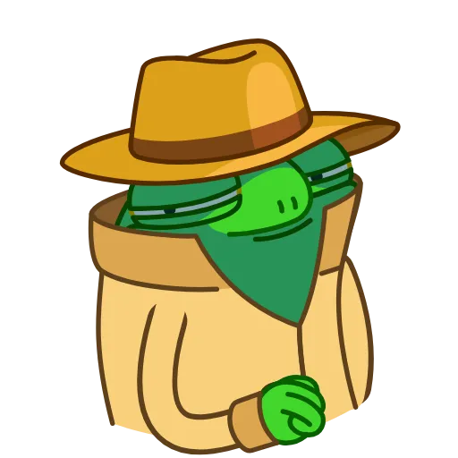 🤫 Стикер «Chameleo» для Telegram