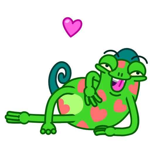 😘 Стикер «Chameleo» для Telegram