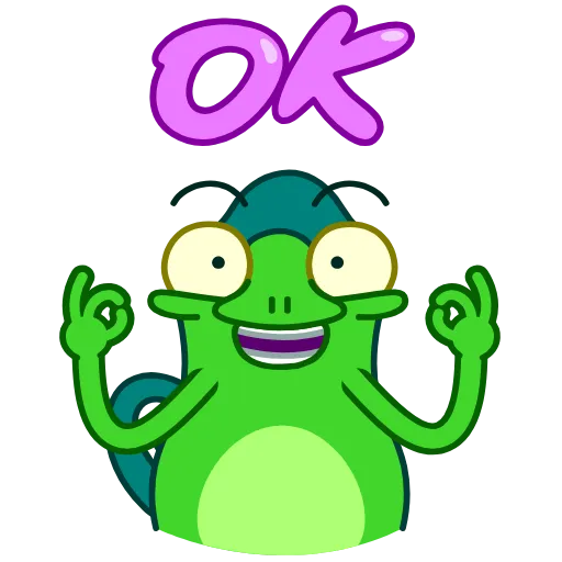 👌 Стикер «Chameleo» для Telegram