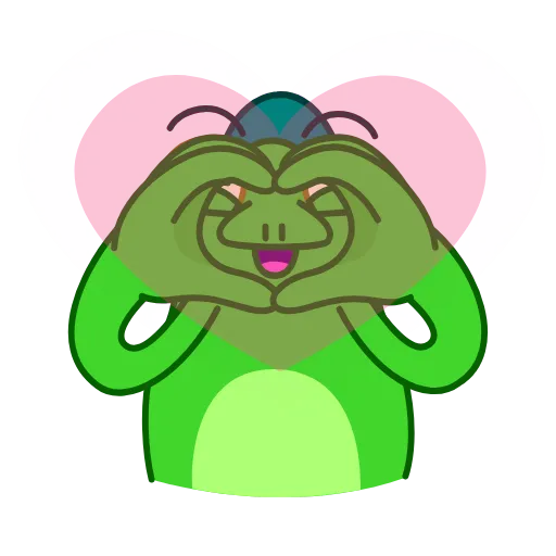 💓 Стикер «Chameleo» для Telegram