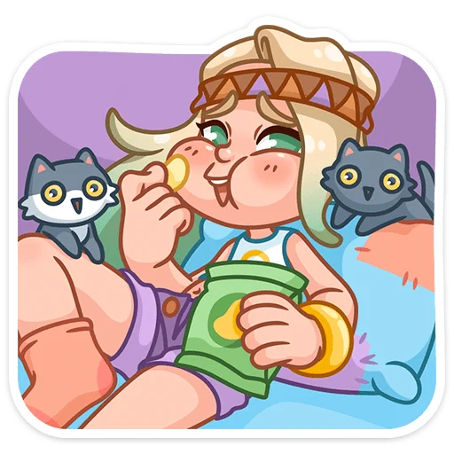 🌟 Стикер «Ромашка» для Telegram