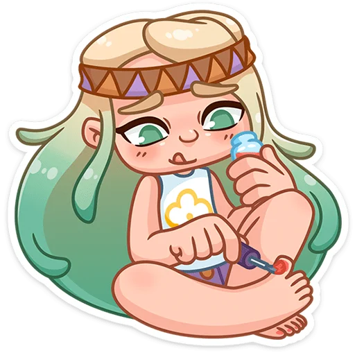 💅 Стикер «Ромашка» для Telegram