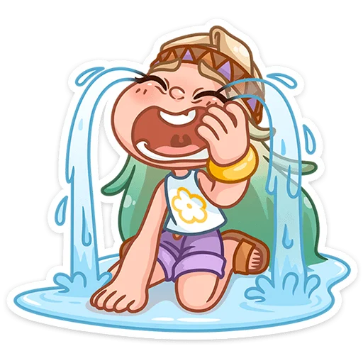 😭 Стикер «Ромашка» для Telegram