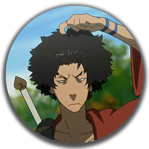 🤔 Стикер «Samurai Champloo - Mugen» для Telegram