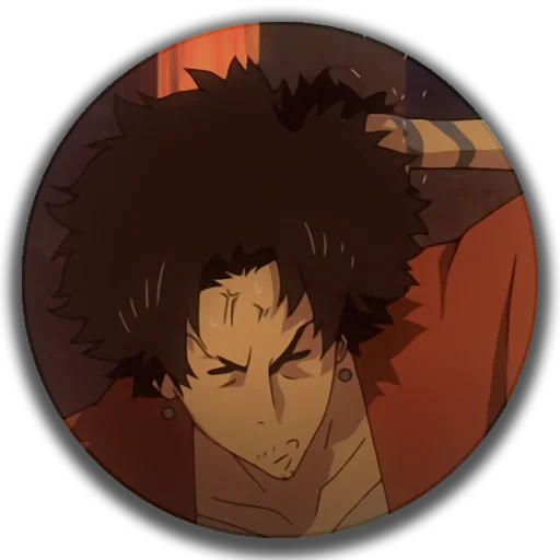 😠 Стикер «Samurai Champloo - Mugen» для Telegram