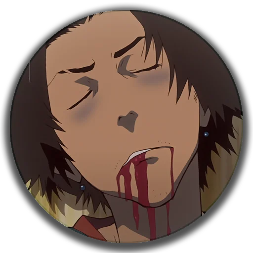 🥴 Стикер «Samurai Champloo - Mugen» для Telegram