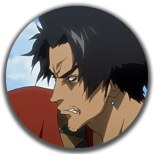 😠 Стикер «Samurai Champloo - Mugen» для Telegram