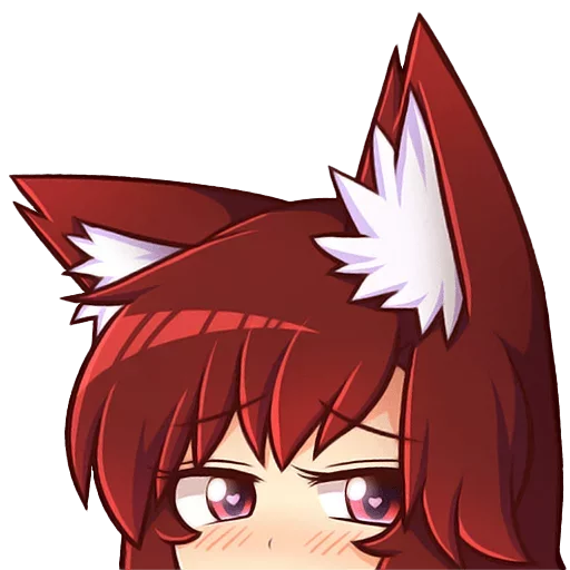 😳 Стикер «Cham&;s Wolf Waifu» для Telegram