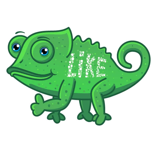 Стикерпак Chameleon для Telegram — скачать