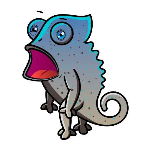 😧 Стикер «Chameleon» для Telegram