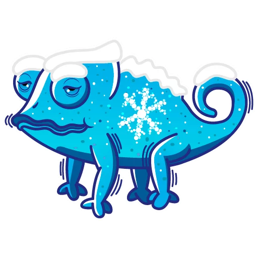 ❄ Стикер «Chameleon» для Telegram