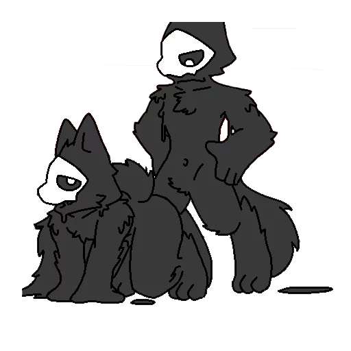🖤 Стикер «Changed and Puro» для Telegram